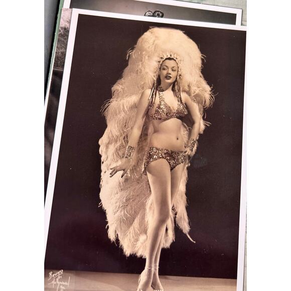 Four Black and White Pinup Postcards Modern Made - Picture 2 of 4